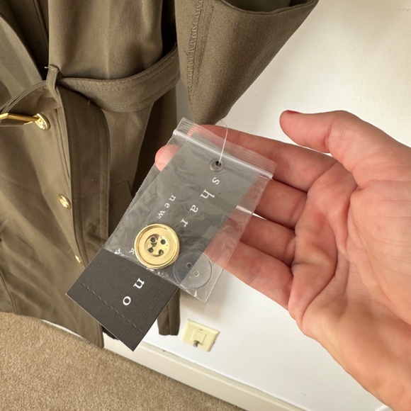 NWT Green double breasted dress - Picture 5 of 5